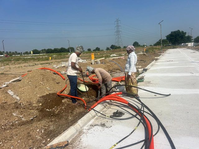 Underground Electrical Cable Trenching