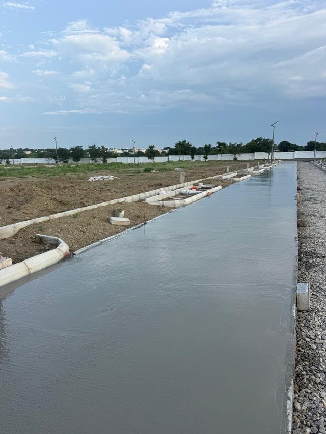 Curing Fresh Concrete Road Surface