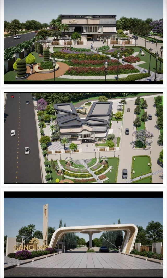 Aerial Master Clubhouse & Park 3D View