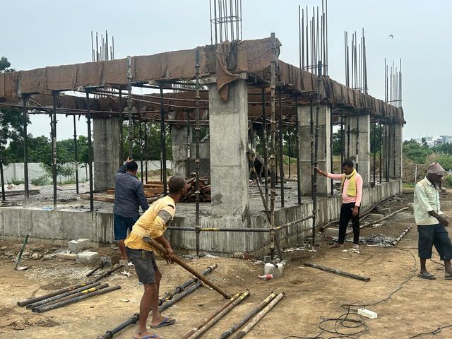 Entrance Pavilion Shuttering & Scaffolding