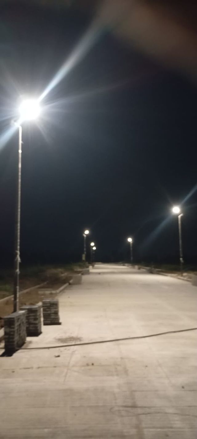 Avenue LED Streetlight System in Operation