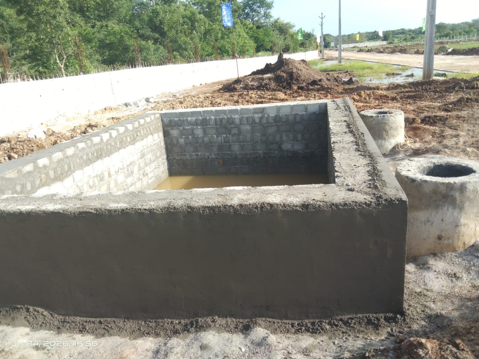 Rainwater Harvesting Pit & Stormwater Percolation