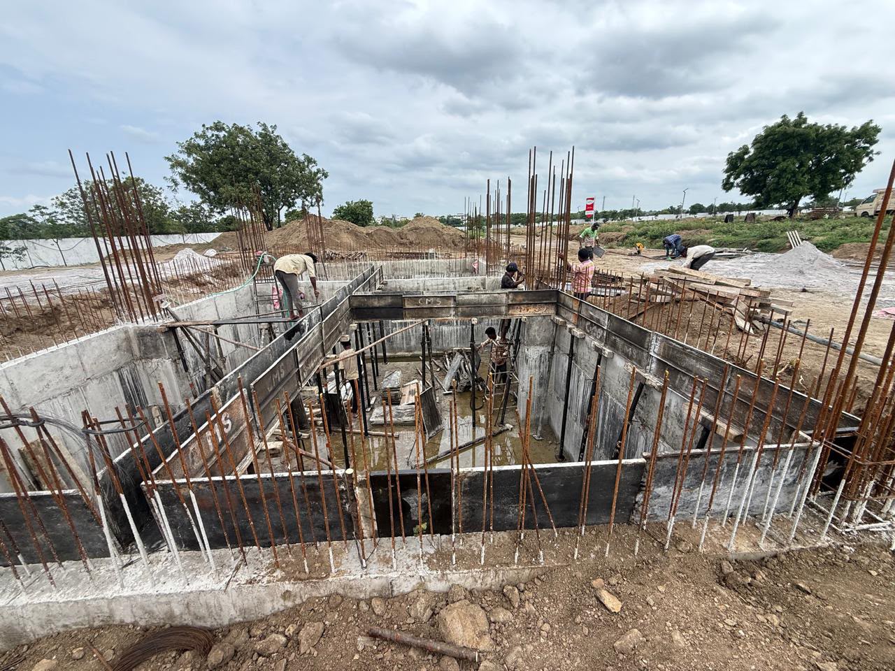 Underground RCC Sump & Pump House Infrastructure