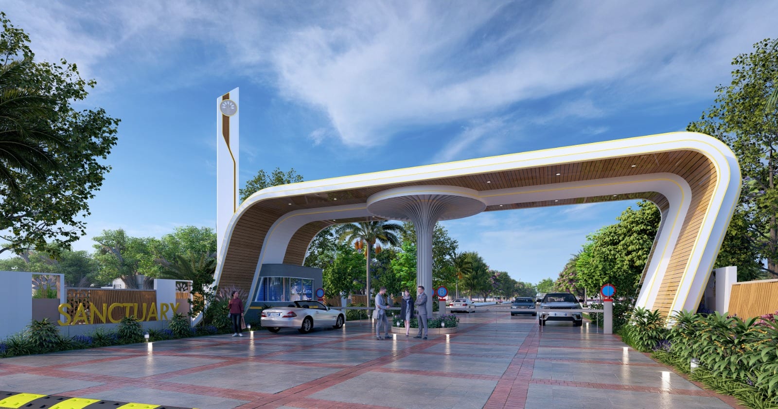 The entrance arch at Sanctuary, Julkal